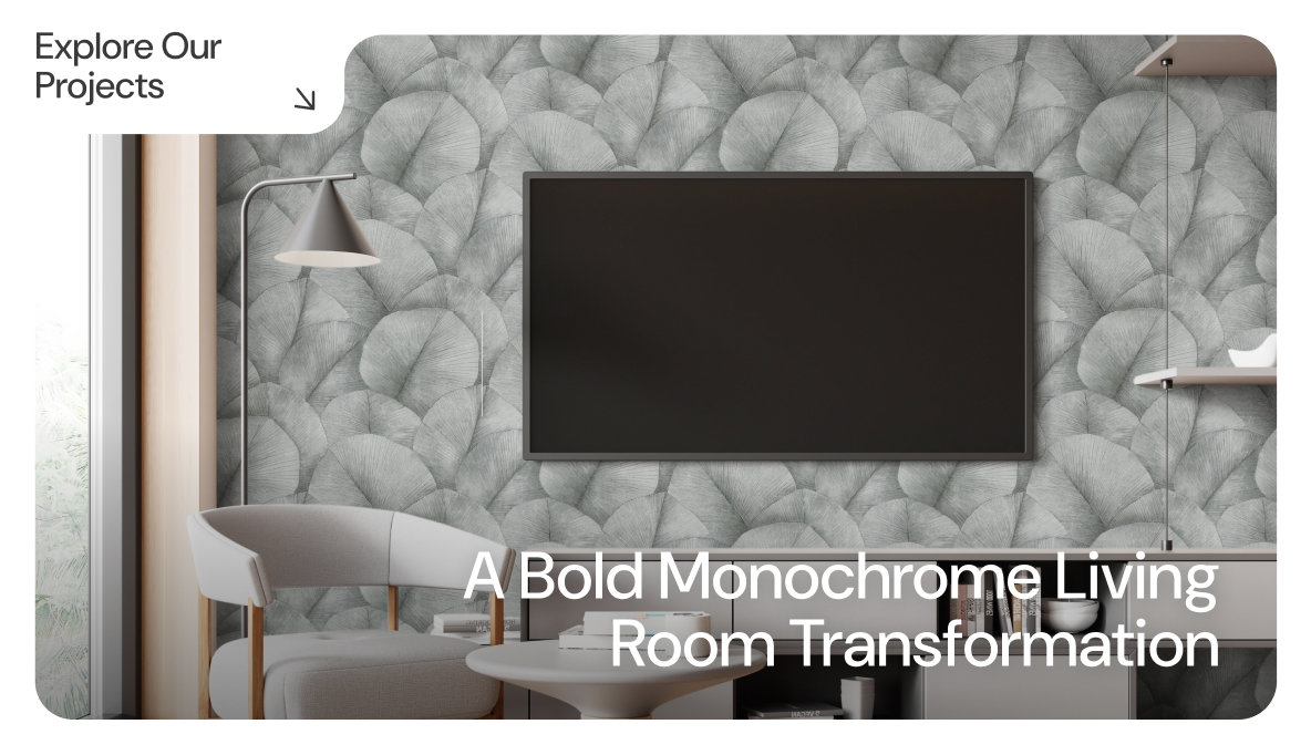Living Room Minimalist Makeover with Honpo